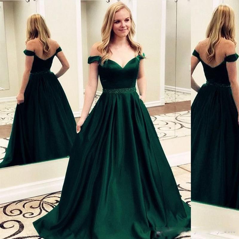 dark green evening dress uk