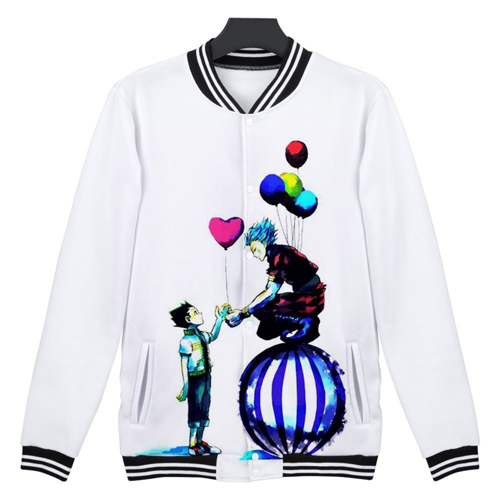 Japan Anime Hunter X Hunter 3d Baseball Jacket Men Bomber Jacket Killua Zoldyck Hisoka Baseball Uniform Outwear Cosplay Costume From Zhouzhaoyu 71 Dhgate Com