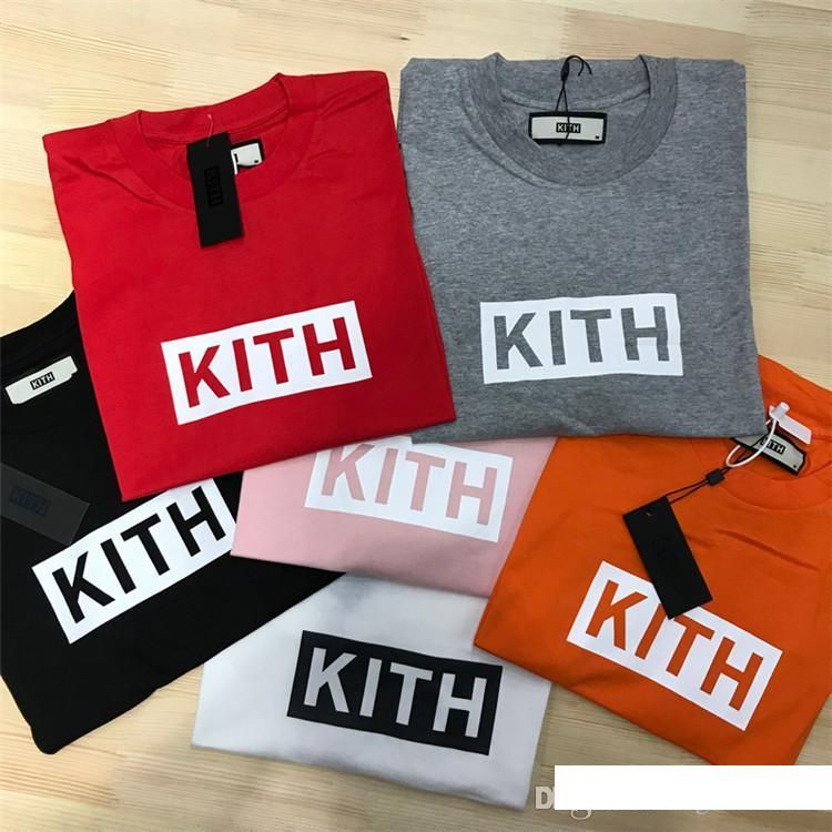 kith box logo t shirt