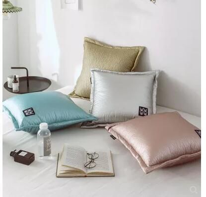 Metal Color Leather Pillowcase Sofa Office Pu Imitation Leather