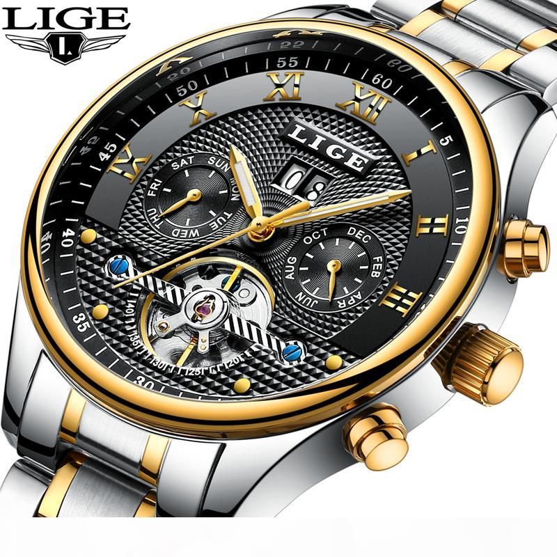 lige brand men's business watch