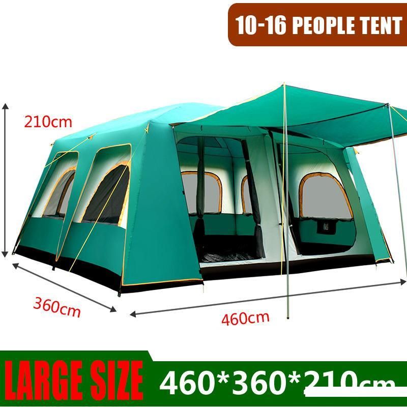 Outdoor Big Tents 460 360 210 Cm Large Camping Tented Camps Family