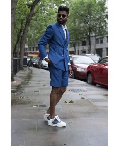 Compra Traje Con Pantalón Corto Traje Homme Terno Novio Esmoquin De Verano  Para Hombre Trajes De Boda Vestido Blazer 2 Piezas Chaqueta + Pantalones +  Corbata CY04 Barato | Entrega Rápida Y Calidad | Es.Dhgate