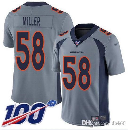 Grey broncos jersey Clearance