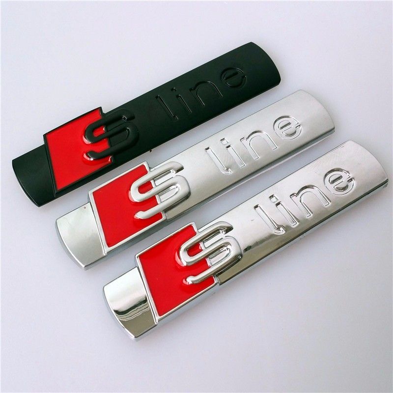 Compra 20 Unids NUEVO Car Side Door Sline Fender Emblem Decal Sticker Para  Audi A1 A3 A4 A5 A6 Q5 Barato | Entrega Rápida Y Calidad | Es.Dhgate