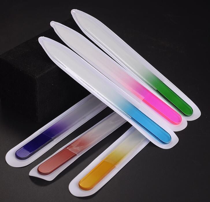 90*10*3MM Nail File Durable Crystal Glass Nail Art Buffer ...