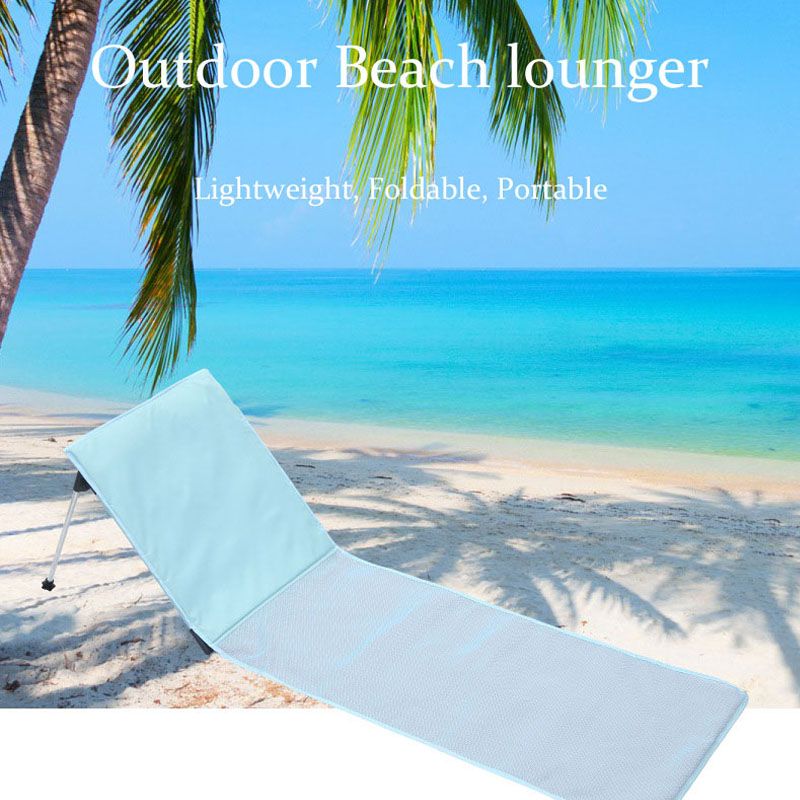 portable beach mat lounge chair
