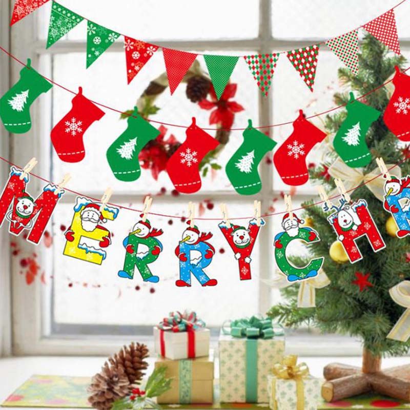 Decorazioni Natalizie 94.Acquista Bandiere Di Natale Feste Bandiera Variopinta Decorazioni Di Natale La Casa Bandiere Babbo Natale Snow Man Xmas Flag A 1 94 Dal Pyhsl Dhgate Com