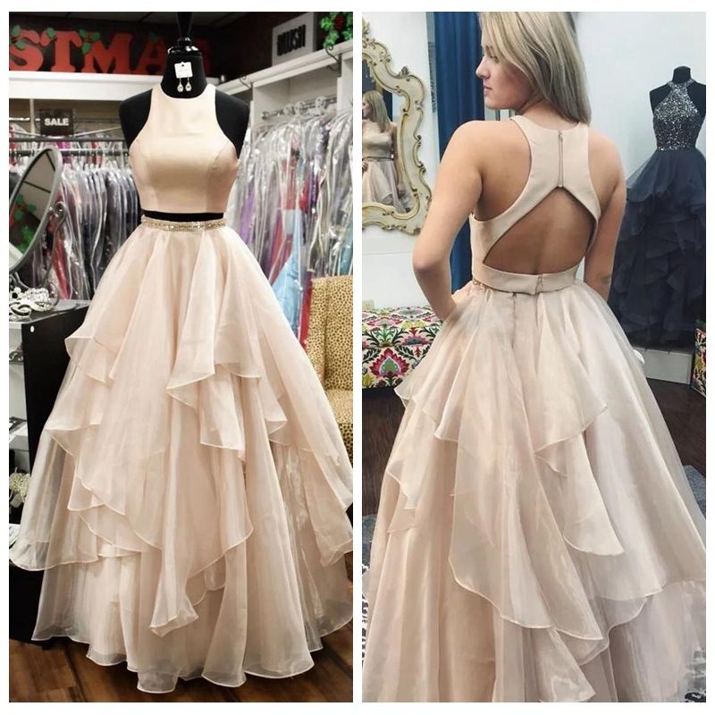 champagne colored semi formal dresses