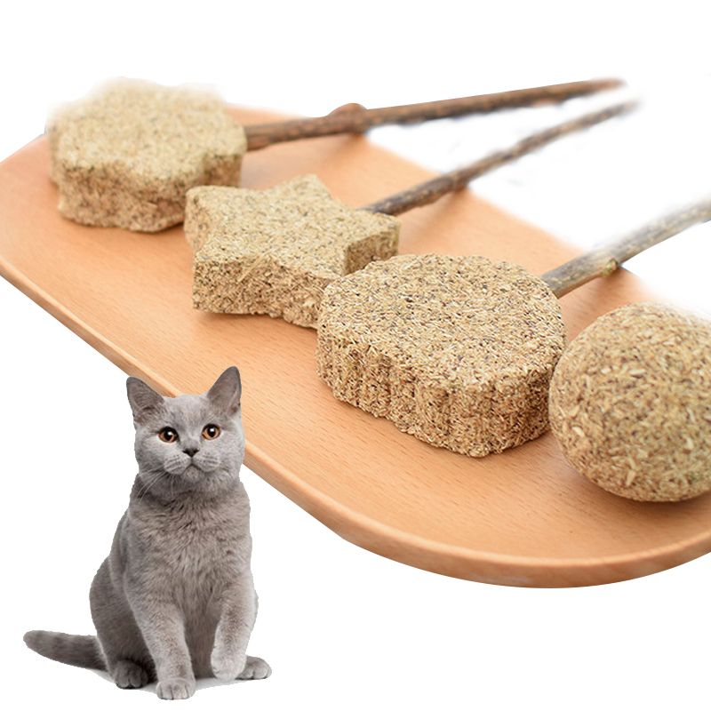 catnip lollipop with matatabi stick
