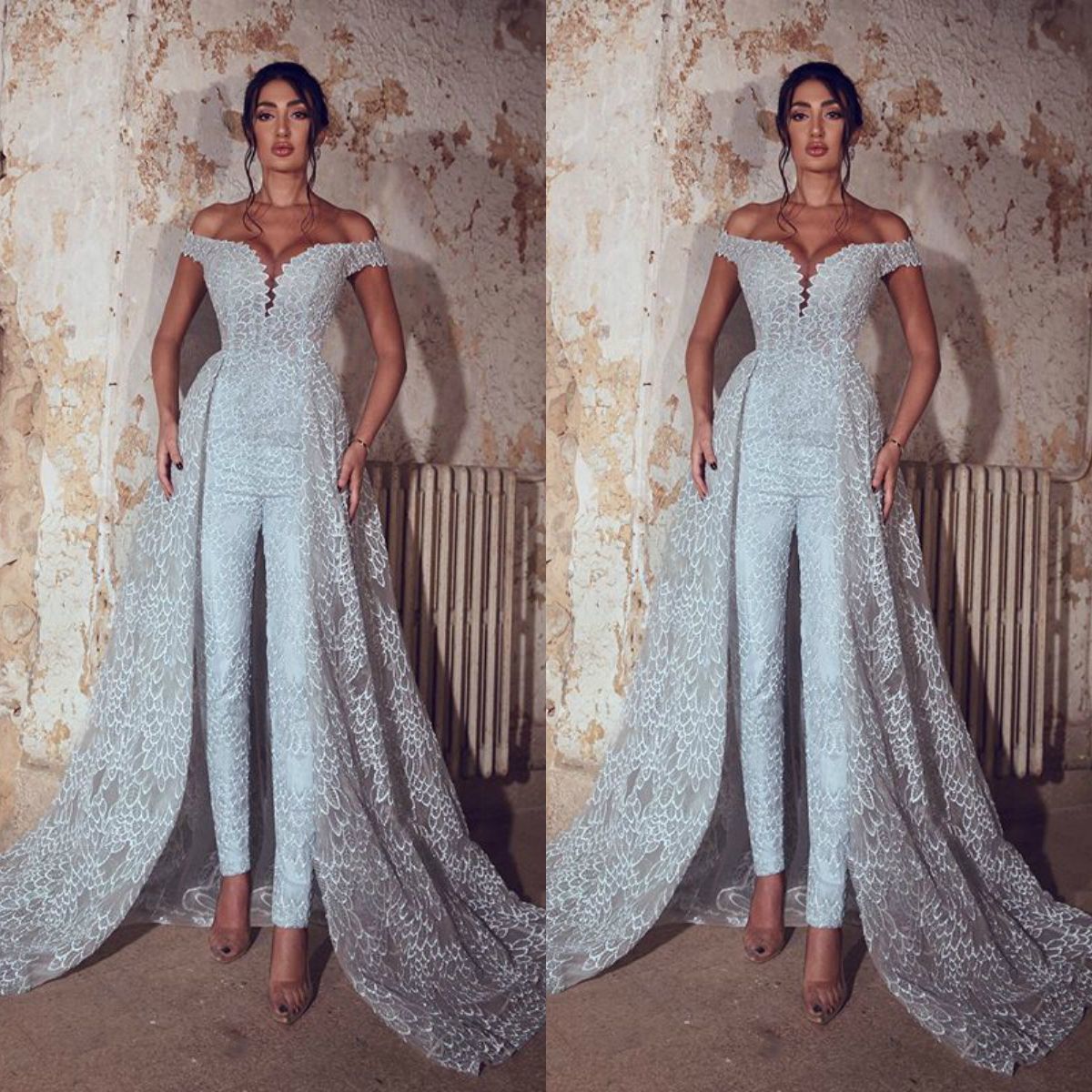 lace maxi prom dress