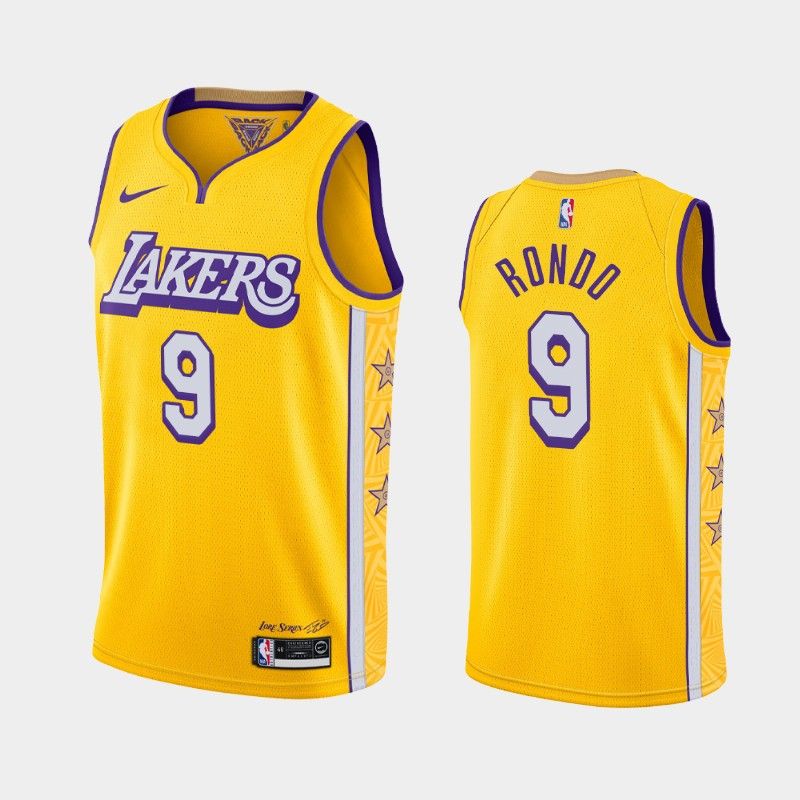 lakers jersey rondo