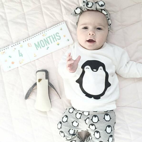 penguin baby suit