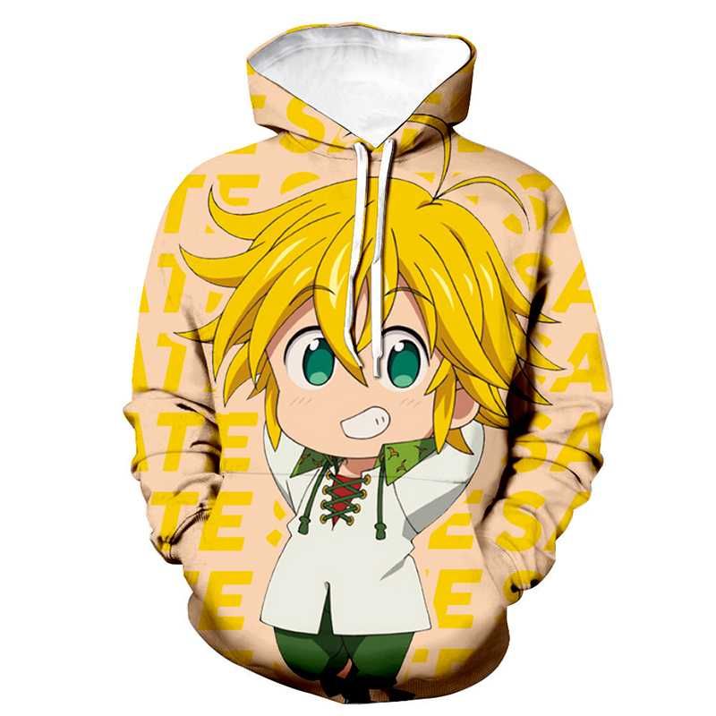 Compra Moda Animado Sudaderas El Siete 3D Impreso Hombres / Mujeres Sudadera  Con Capucha Casual Otoño Invierno Streetwear Con Capucha Unisex Barato |  Entrega Rápida Y Calidad | Es.Dhgate