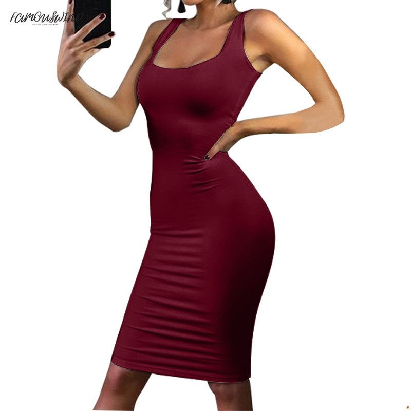 tank top bodycon dress