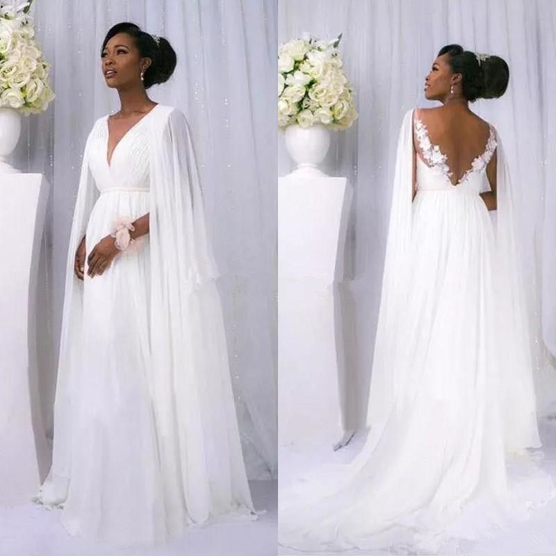 white chiffon cape