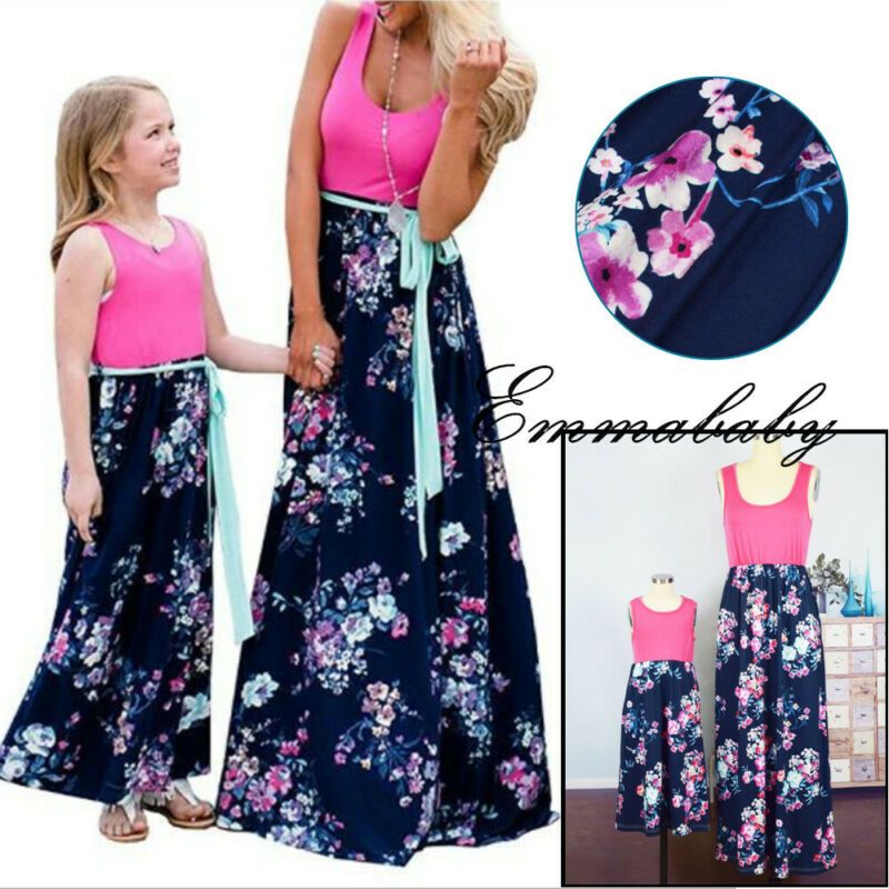 mommy and me floral dresses