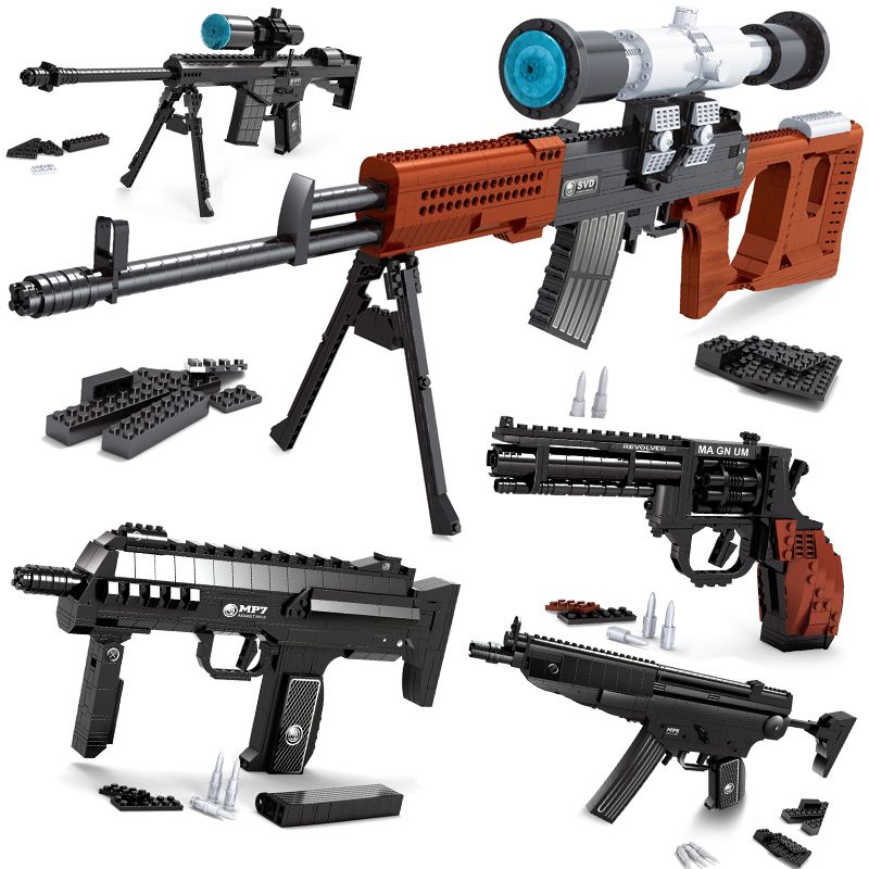 Swat Army Marines M107 Sniper Assault Rifle Gun Weapon 1 1 Model Building Blocks Sets For Kids Classic Toy Mp5 Hot Selling From Kidswin 387 14 Dhgate Com