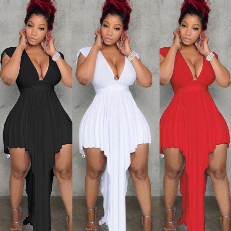 Womens Dress Maxi Skirt Short Sleeve Sexy One Piece Dresses Club