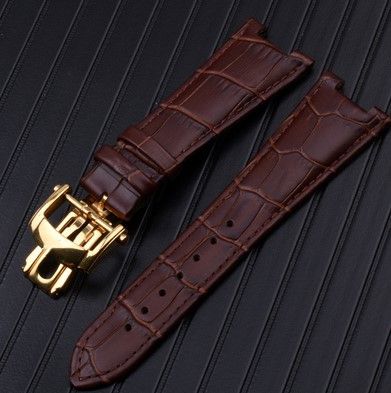 25mm brown gold buckle