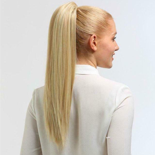 blonde ponytail wig