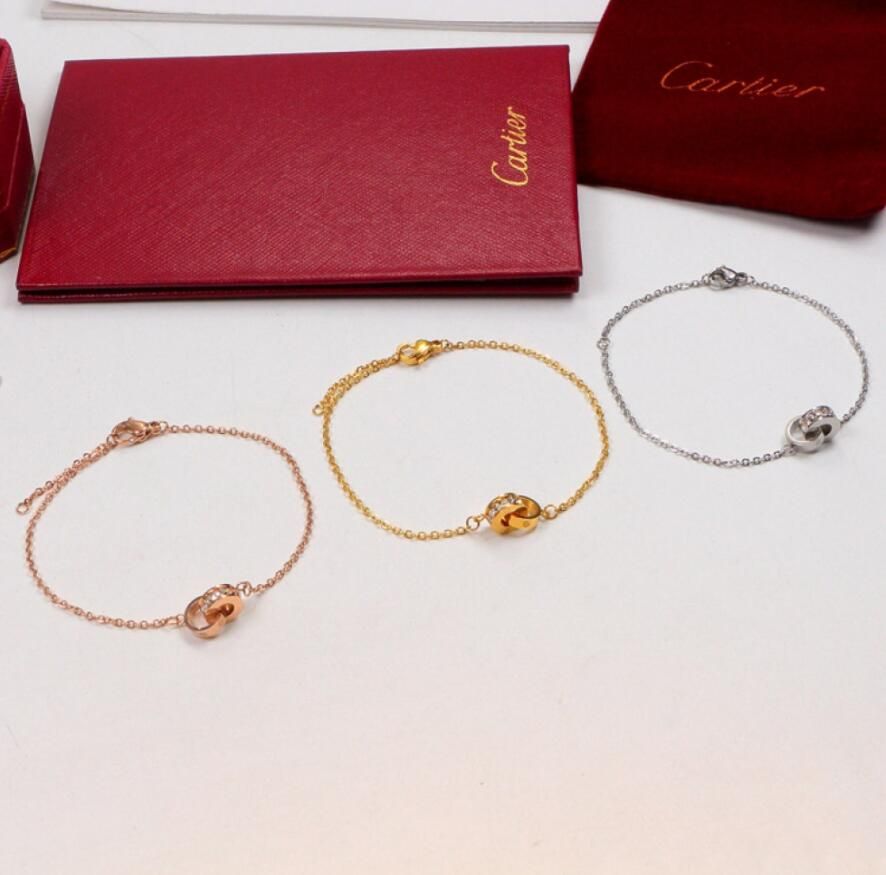 cartier double ring bracelet price
