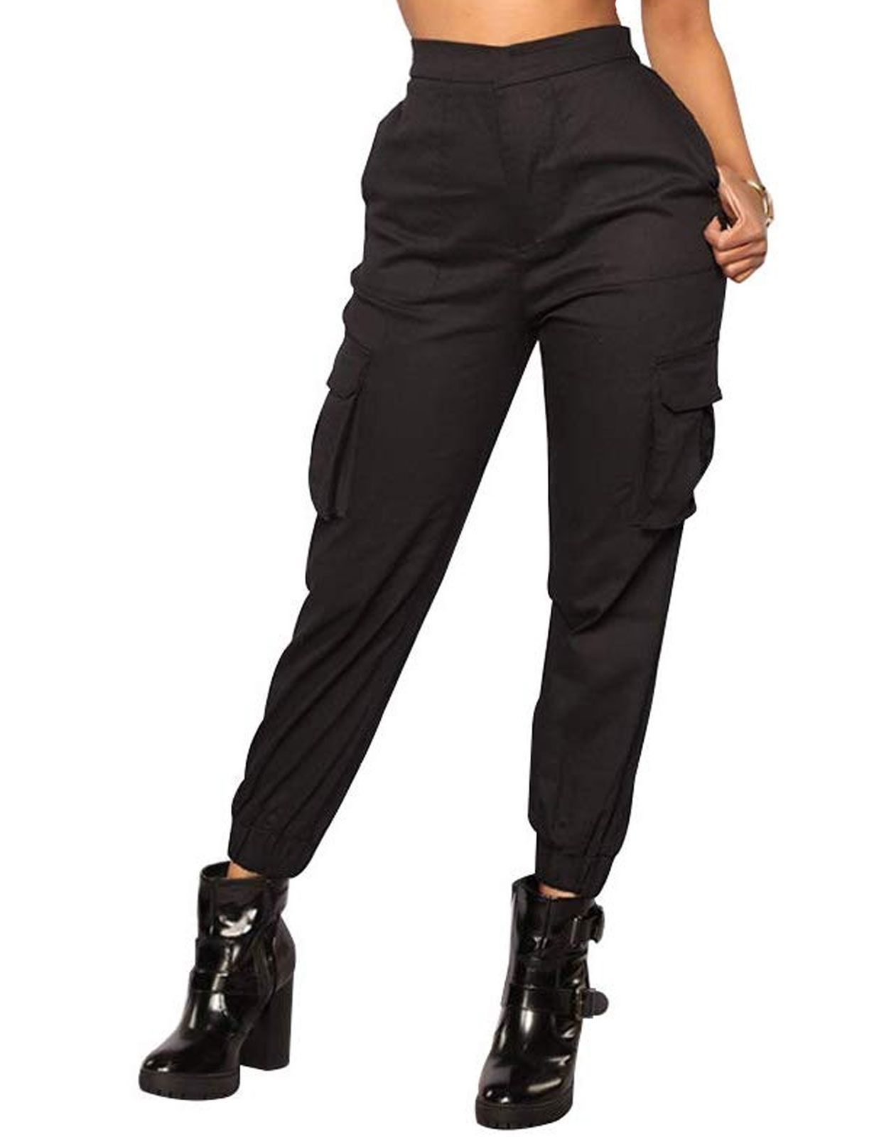 womens cargo skinny pants