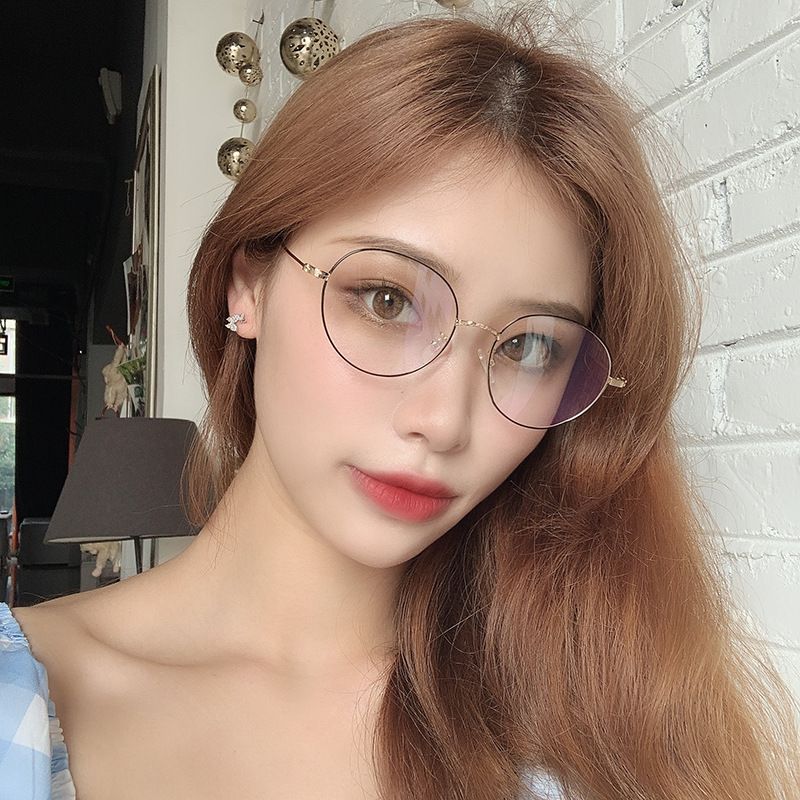 oversized fake round glasses