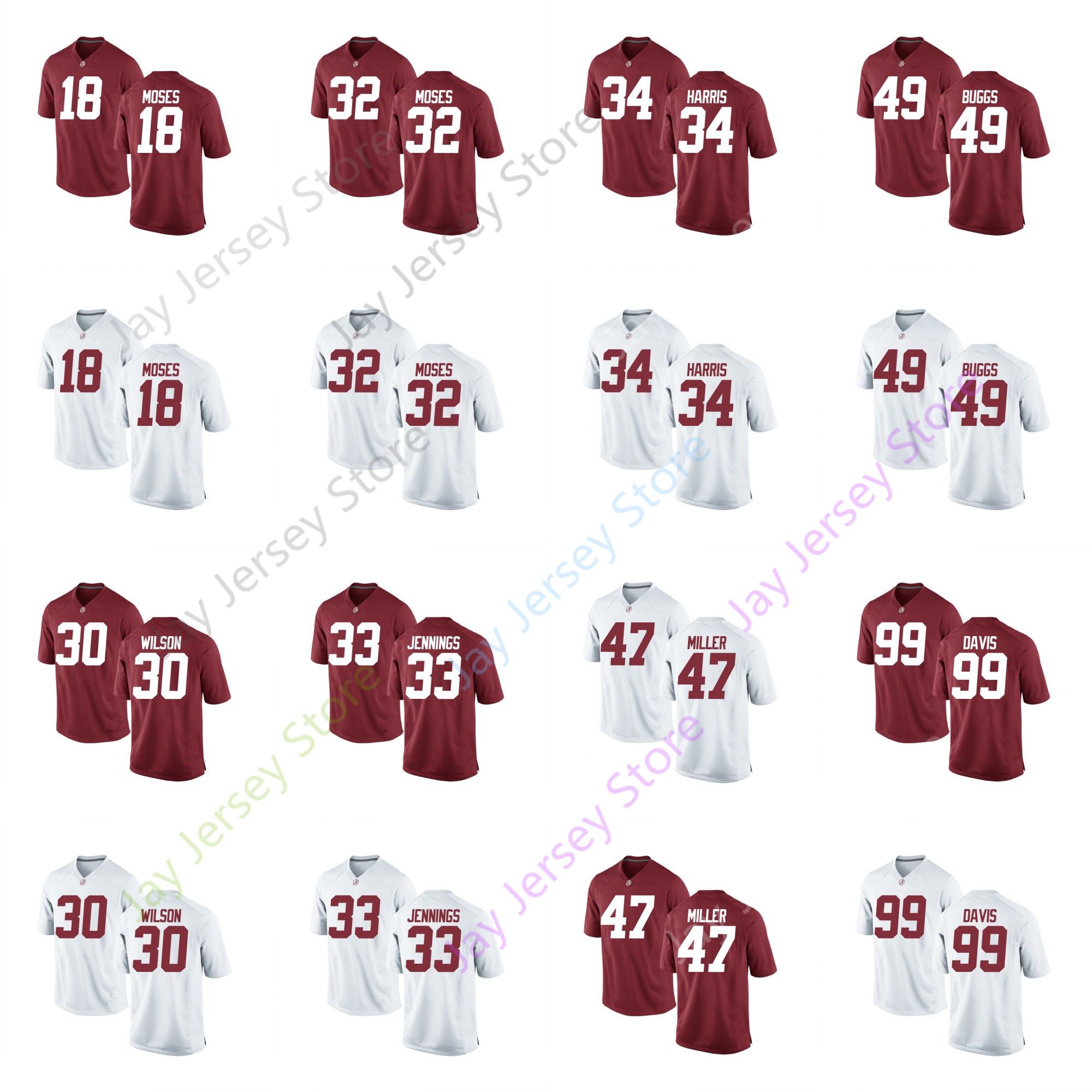 alabama crimson tide football jersey