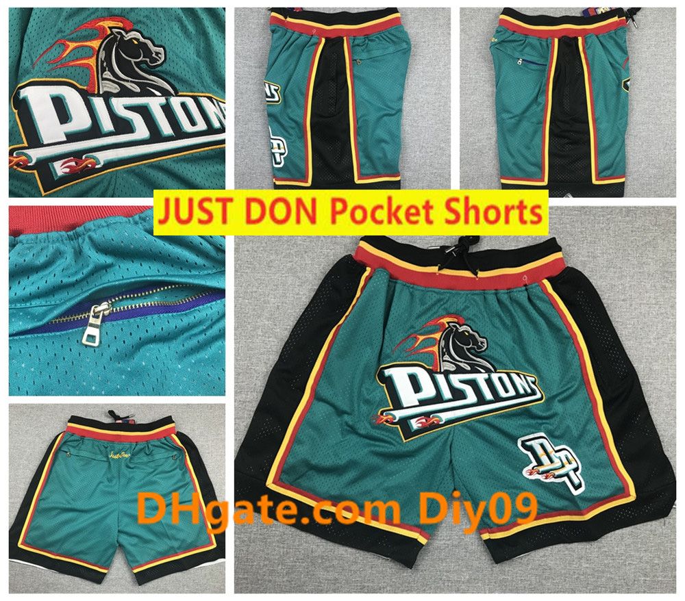 detroit pistons basketball shorts