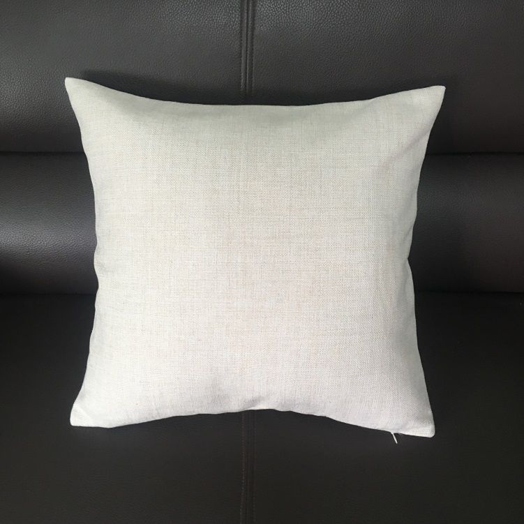 16x16 Inches 100 Polyester Linen Pillow Case Blanks For Diy