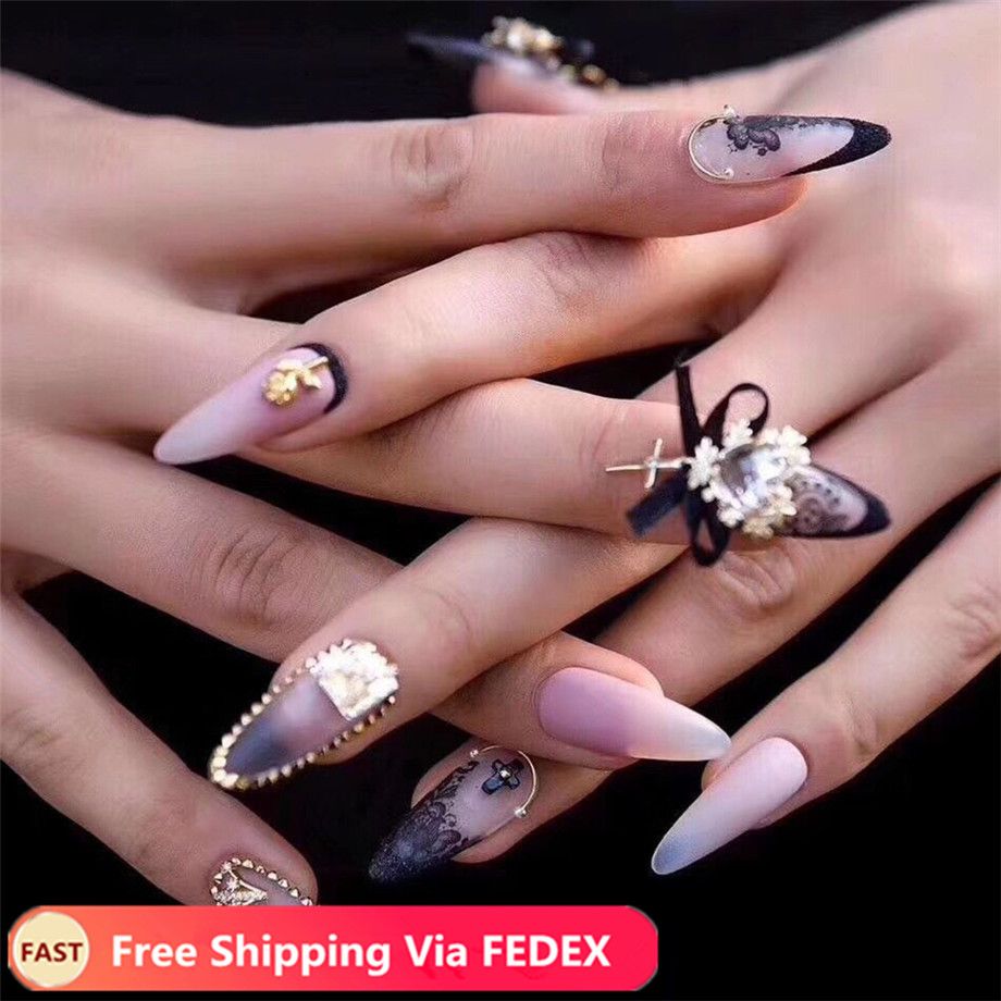 white nail decals