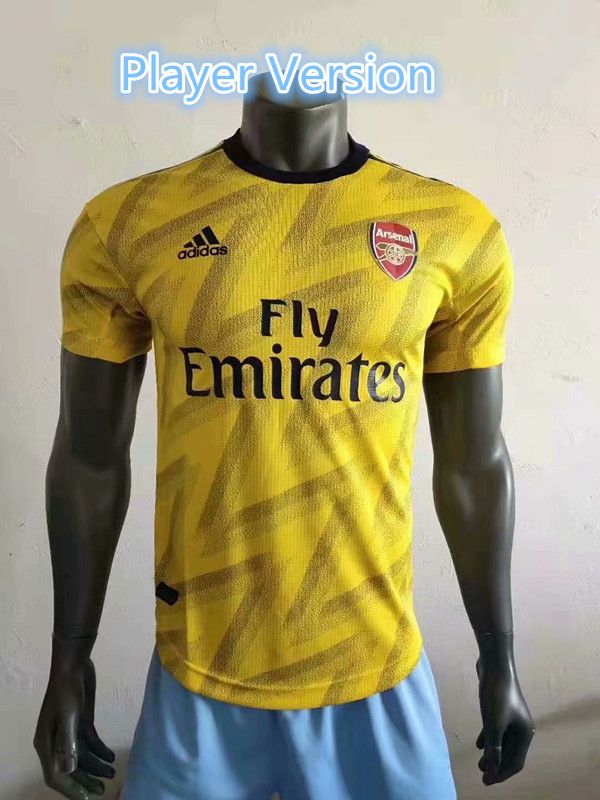 2020 Player Version Gunners Arsenal Home Red Away Yellow Soccer 19