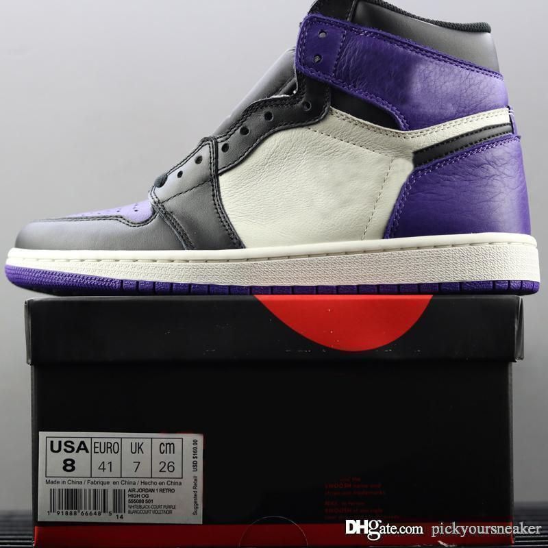 1 1s Zapatos De Baloncesto Para Hombre Retro High Court Purple Jumpman  Diseñador Zapatillas De Deporte Hombres Mujeres Entrenador Zapatillas  Deportivas Con Caja Por Pickyoursneaker, 67,27 € | Es.Dhgate.Com