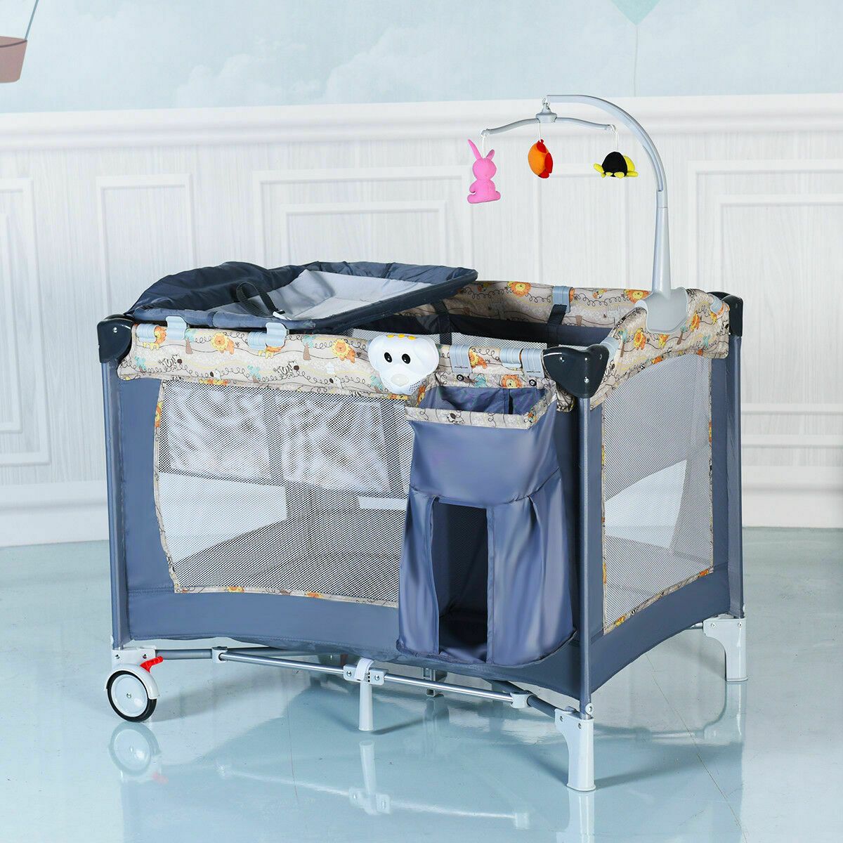 foldable baby cot bed