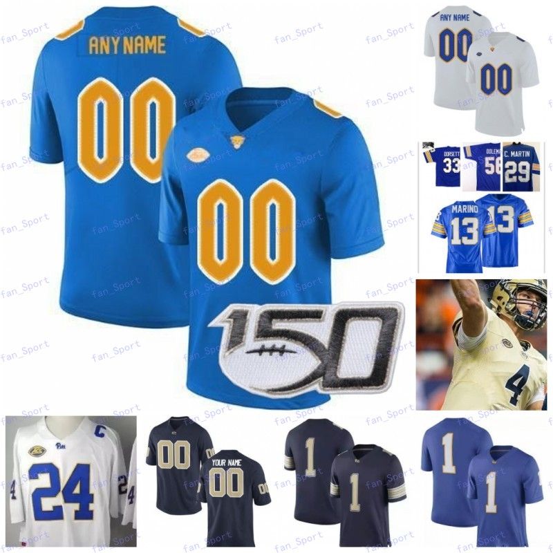 custom pitt panthers football jersey