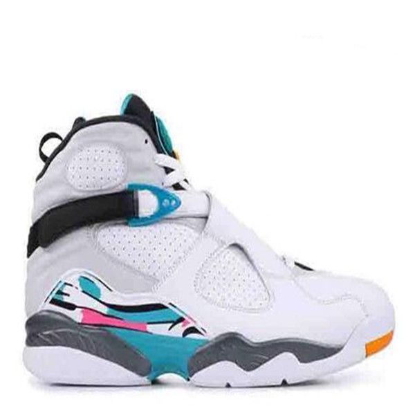 white aqua 8s