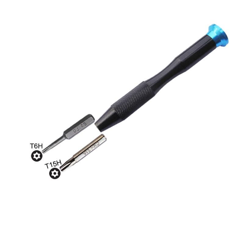 2020 2 In 1 T6H T15H Torx Screwdriver T6 T15 Screw Driver Teardown Ring