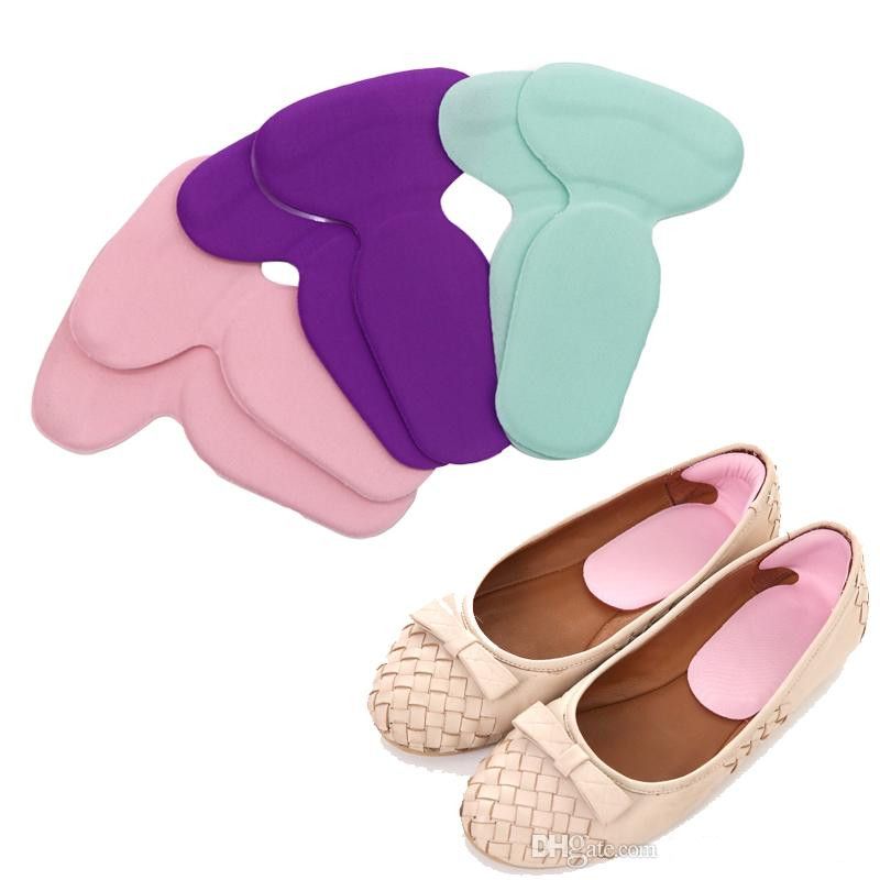 T-shape insoles high heel shoe pad insole non slip sponge cushion foot protectOS
