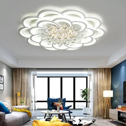 2019 Modern Flower Led Ceiling Light Living Room Bedroom Ceiling Lamp Light Fixtures Living Room Lighting Lamp Chandelier From Allen668 125 93