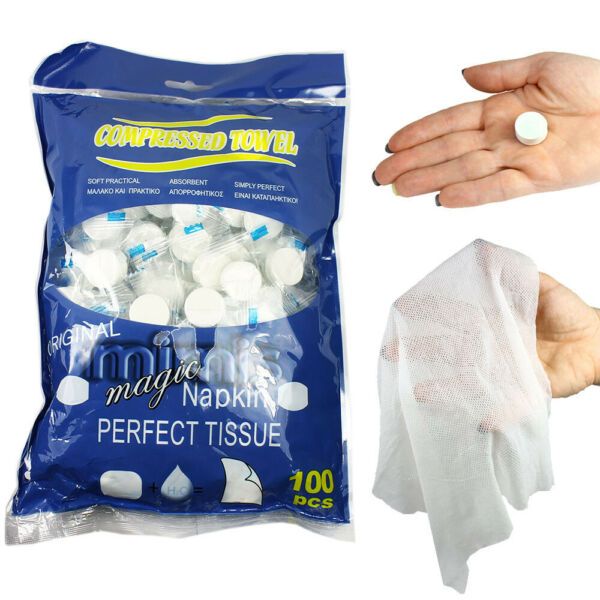 Buy Dropship Products Of Compressed Towel Magic Towel Wipe Soft Disposable Just Add Water Multi