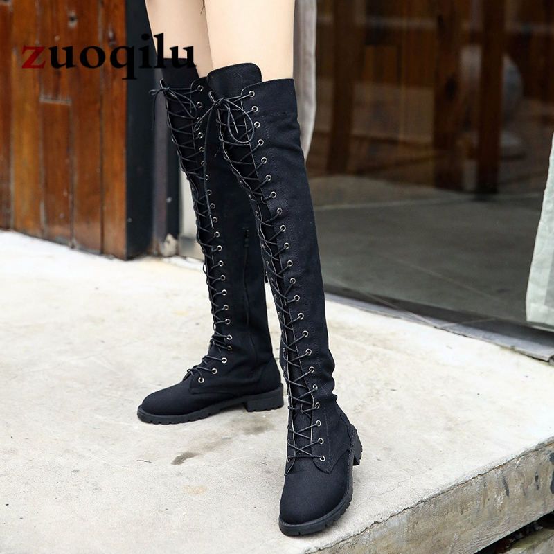 best black knee high boots 2018