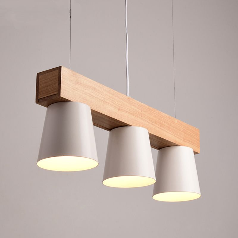 Lámpara De Colgante Nórdica De Madera E27 Moderna Lámpara De Colgante Nórdica De Madera E27 Moderna
