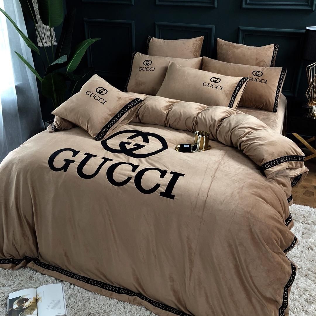 Crystal Wool Warm Bedding Cover Suite Thickened Winter Crown Towel