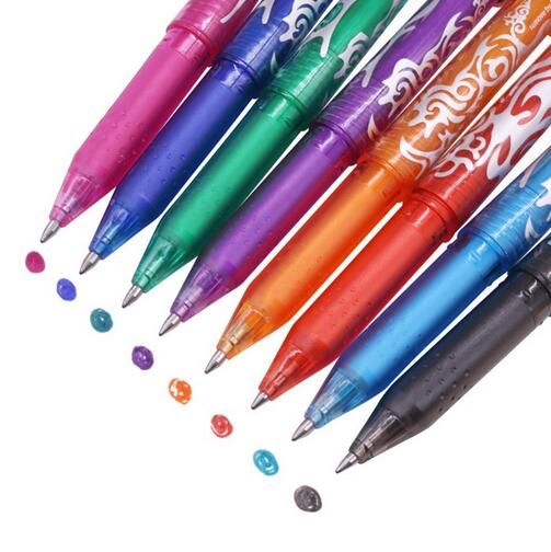 12 penne cancellabili da 0,7 mm e 12 ricariche gel per penne RHardware penne a inchiostro rosso