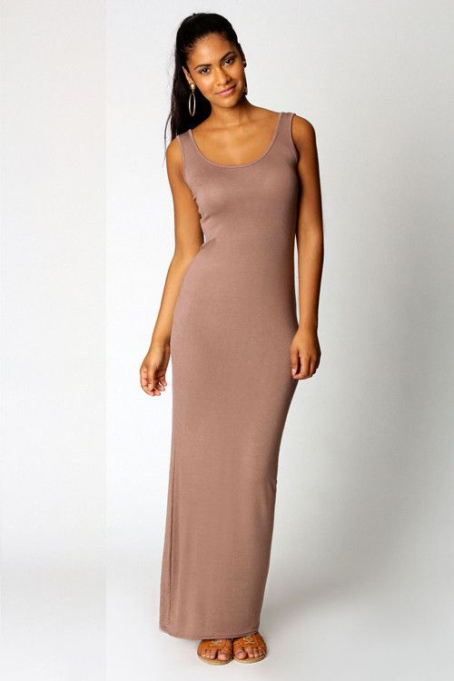 casual tank maxi dress