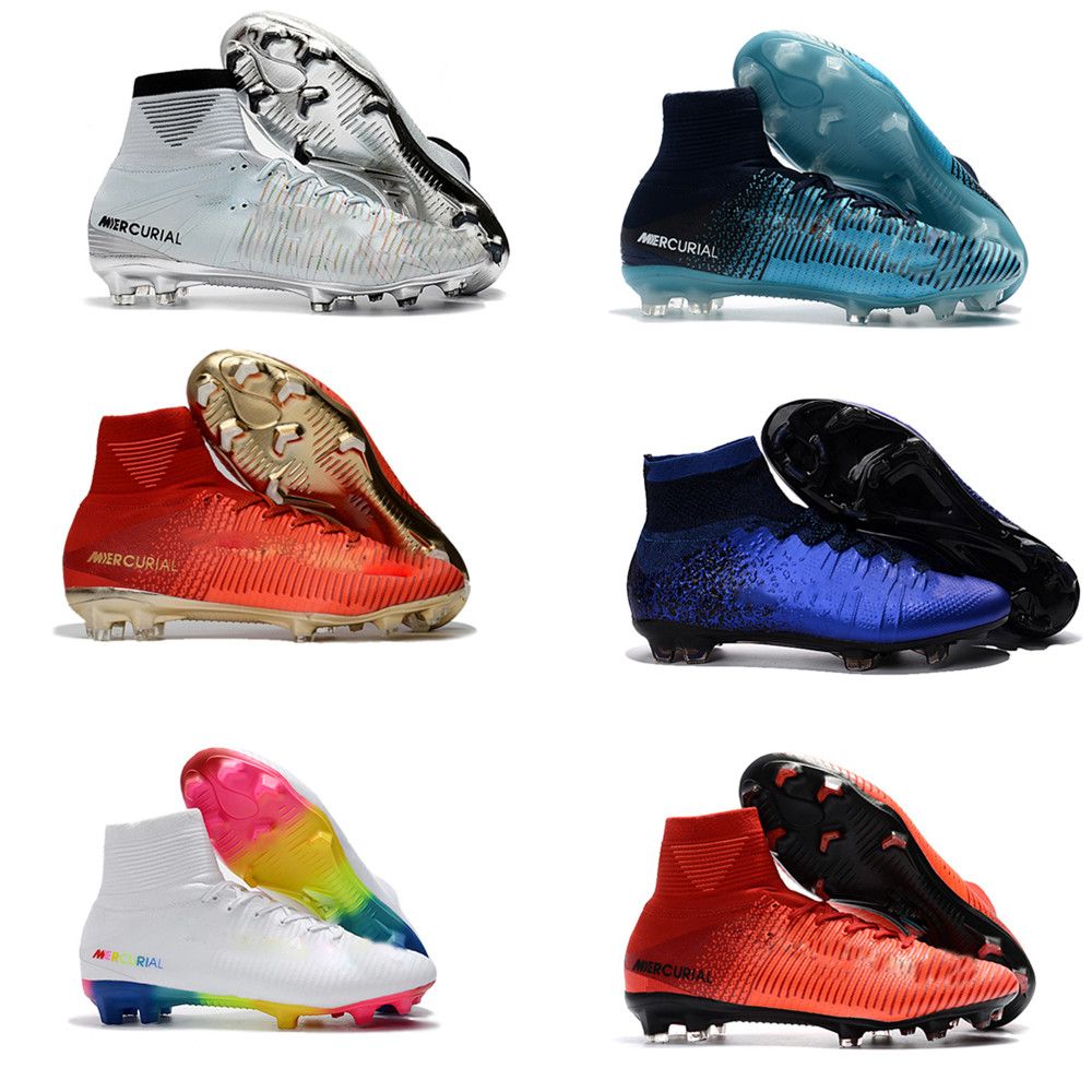 soccer cleats rainbow