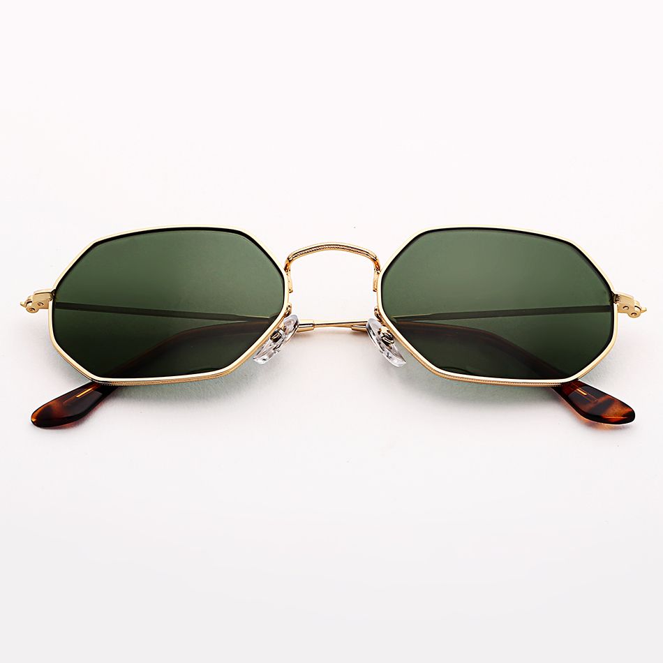 lentes de sol hexagonales