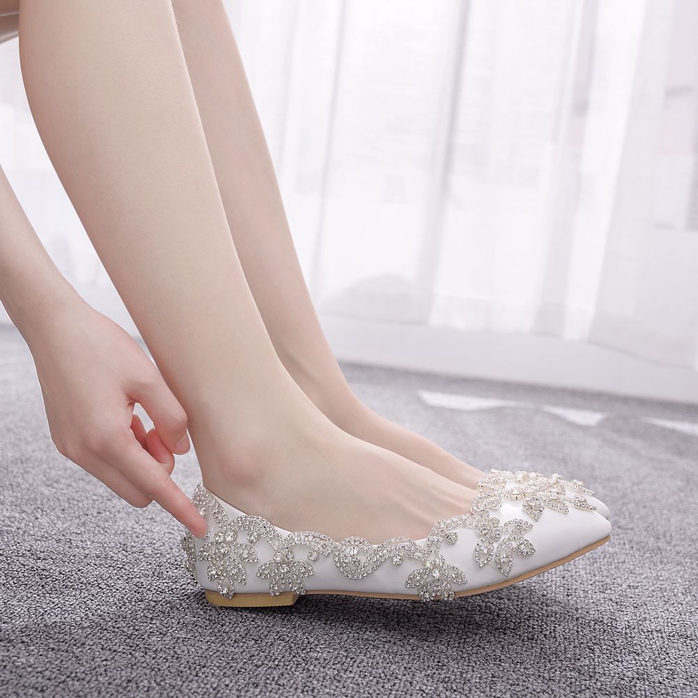 womens white dress shoes flats