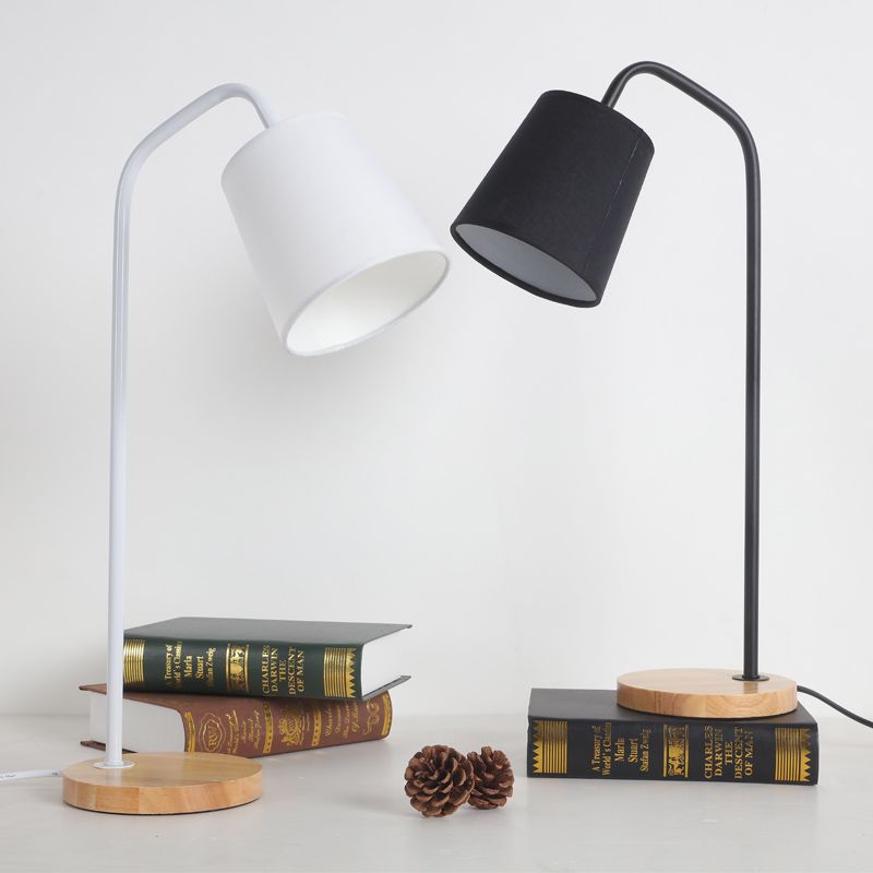 2019 Loft European Style Led Table Lamp E27 Retro Wood Iron Reading Study Work Desk Lamps Light Indoor For Bedroom Reading Room From Huaxin189
